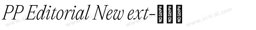 PP Editorial New ext字体转换